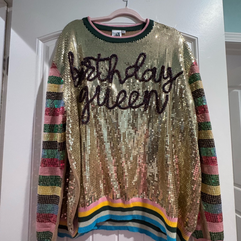 Birthday Queen QOS Sweater